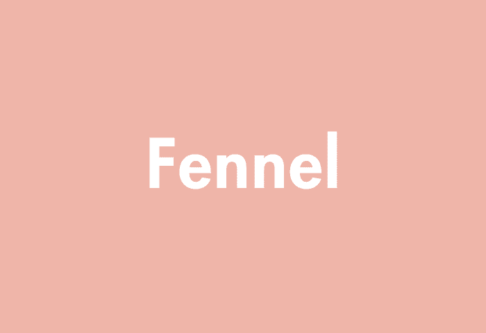 Fennel meaning