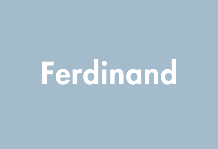 Ferdinand meaning