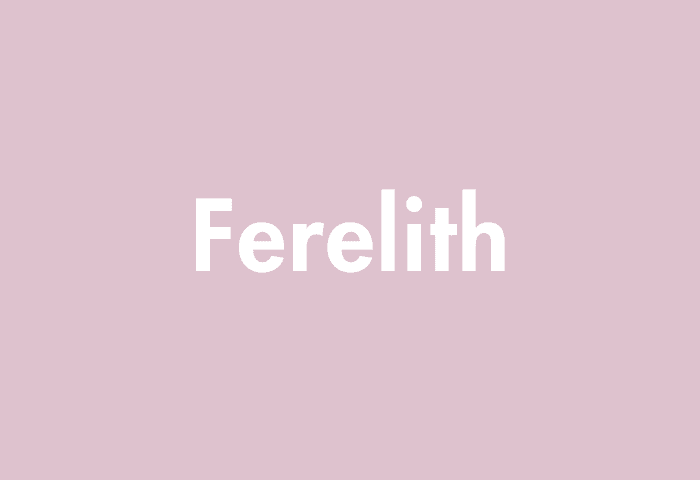 Ferelith meaning