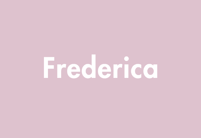 Frederica meaning