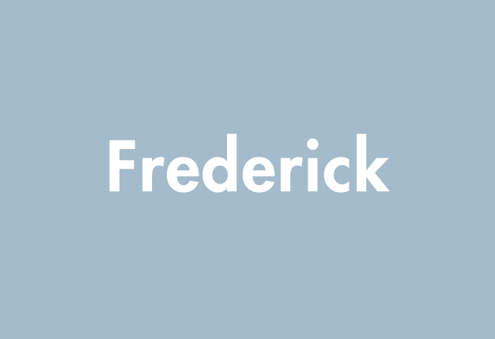 Frederick meaning