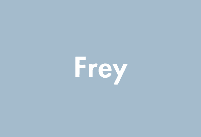 Frey meaning
