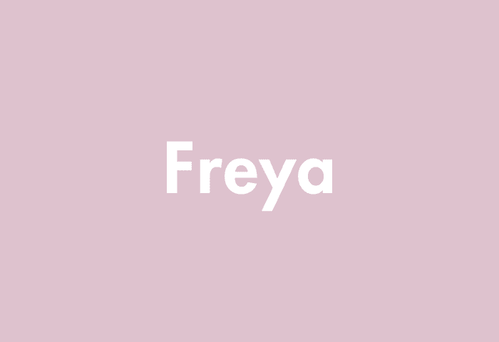 Freya meaning