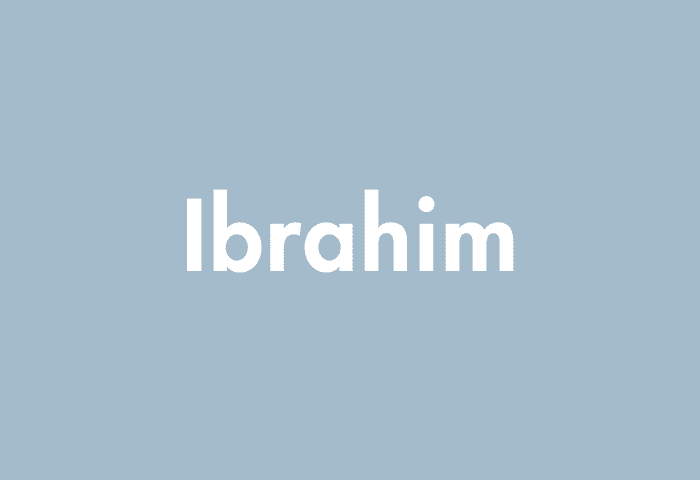 Ibrahim meaning