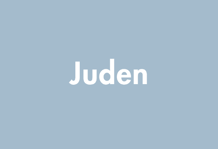 Juden meaning