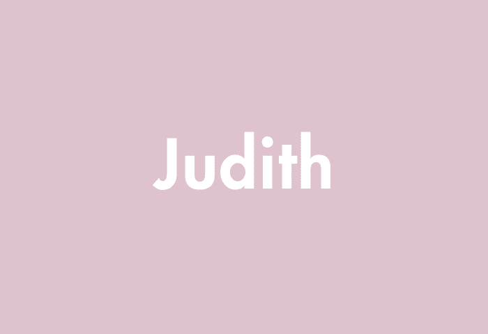 Judith meaning