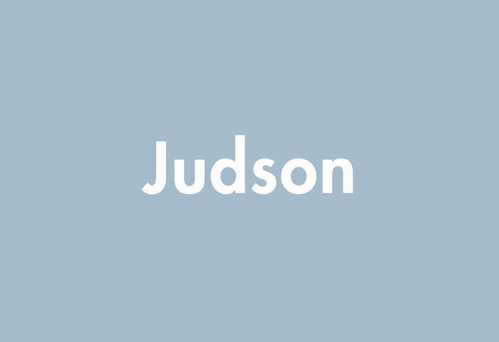 Judson meaning