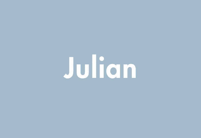 Julian meaning