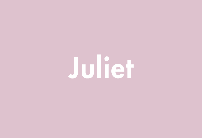 Juliet meaning