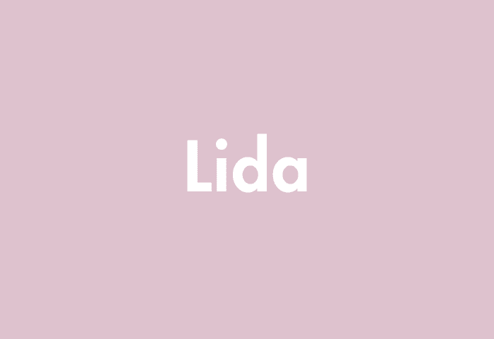 Lida meaning