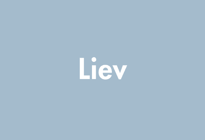 Liev meaning