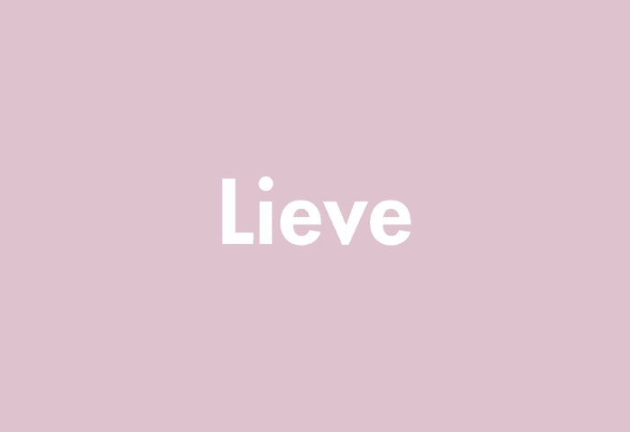 Lieve meaning