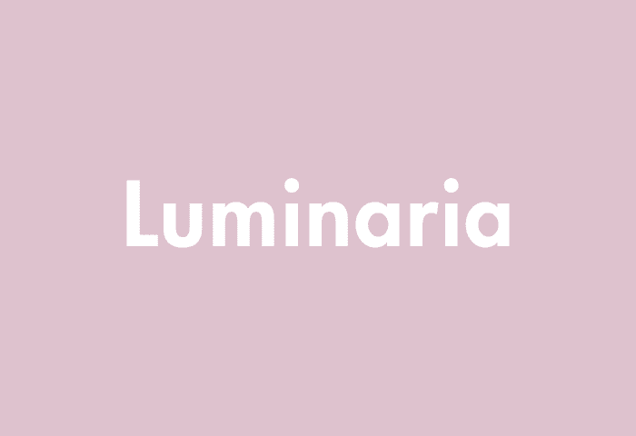 Luminaria meaning