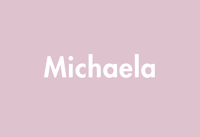 Michaela meaning