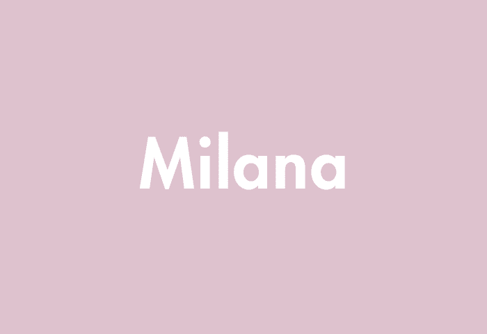 Milana meaning