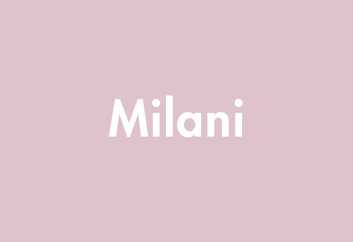 Milani meaning