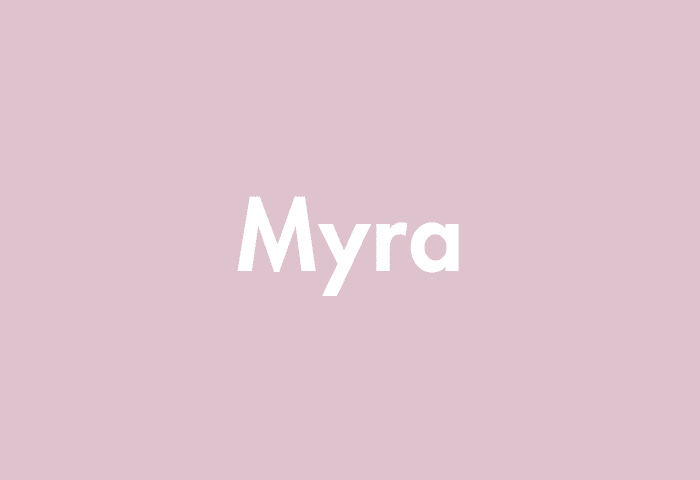Myra meaning
