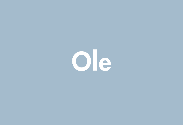 Ole meaning
