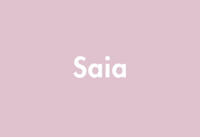 Saia meaning