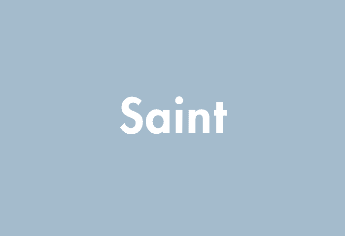 Saint meaning