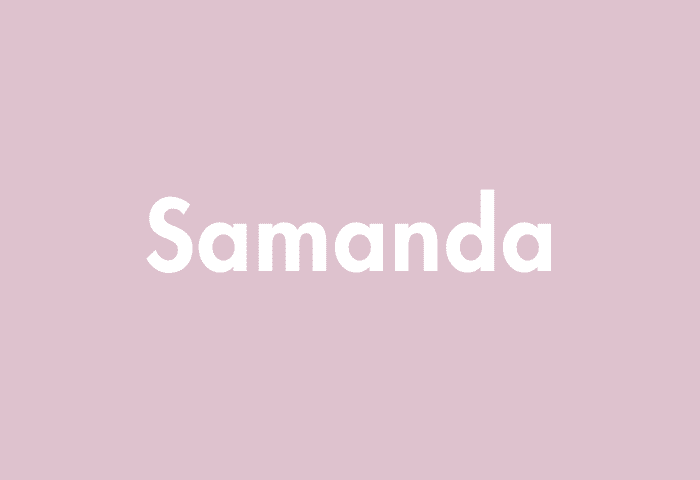 Samanda meaning