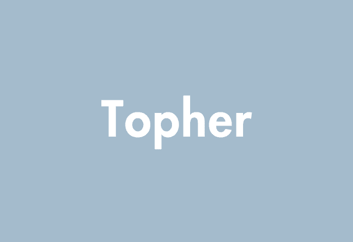 Topher meaning