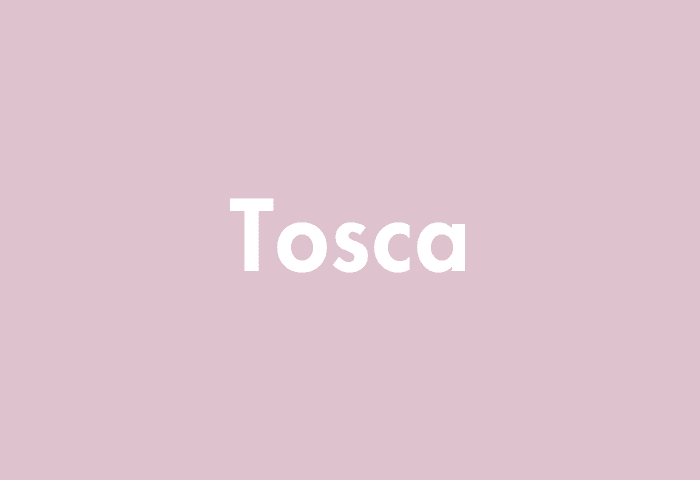 Tosca meaning