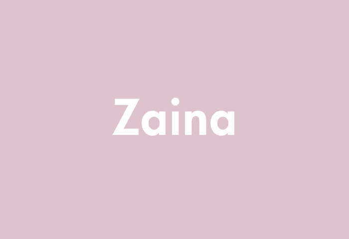 Zaina meaning