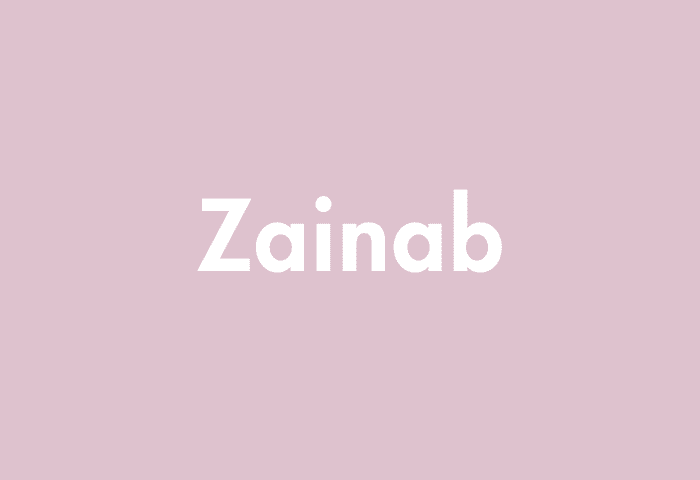 Zainab meaning