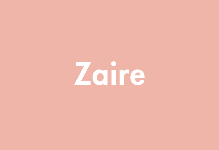 Zaire meaning