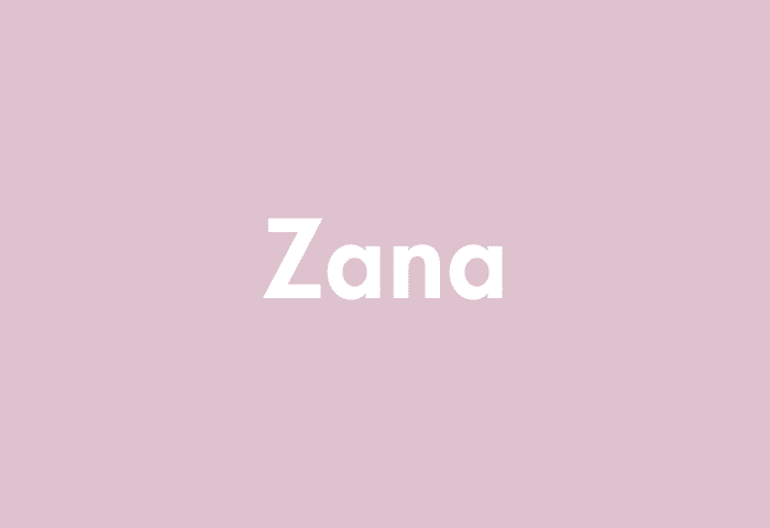 Zana meaning