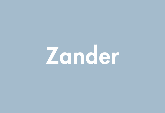 Zander meaning