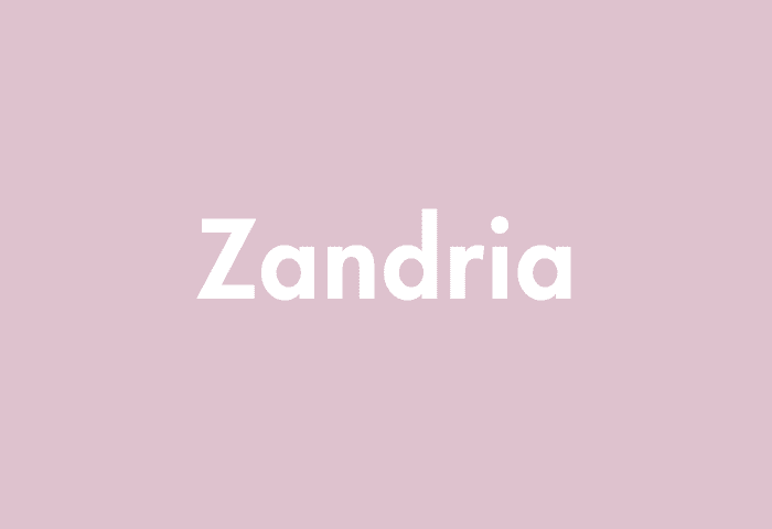 Zandria meaning