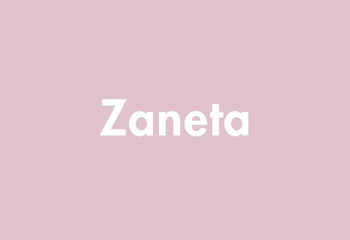 Zaneta meaning