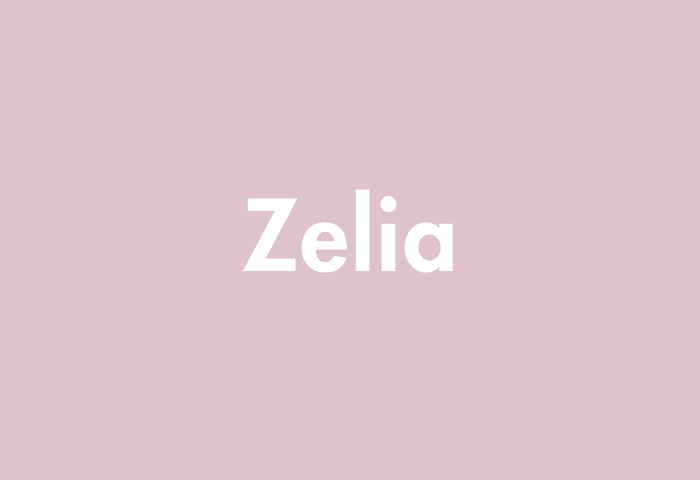 Zelia meaning