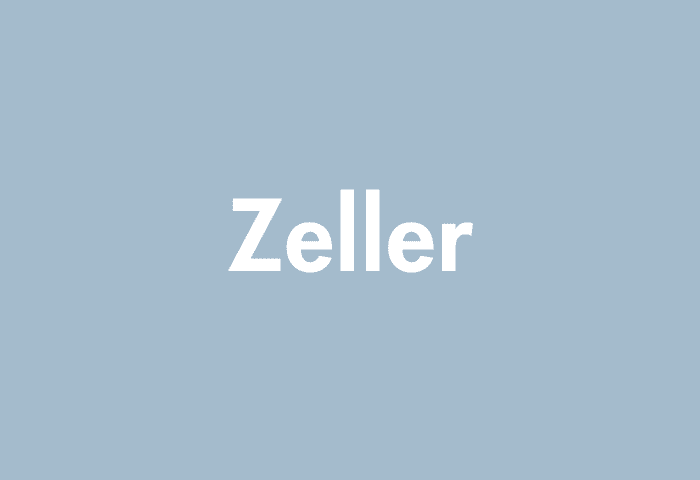 Zeller meaning