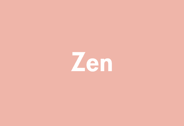 Zen meaning