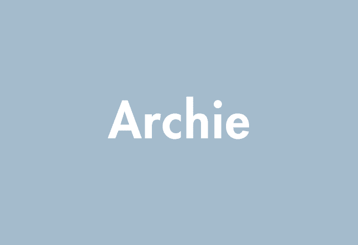 Archie meaning