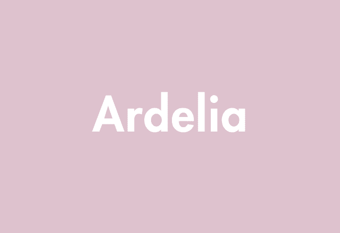 Ardelia meaning