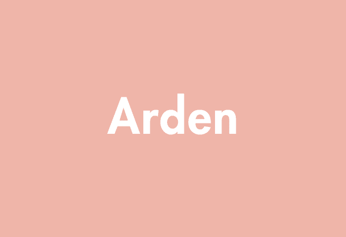 Arden meaning