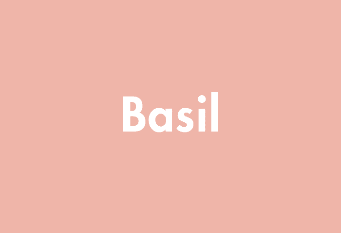 Basil meaning