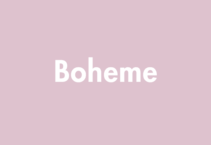 Boheme meaning