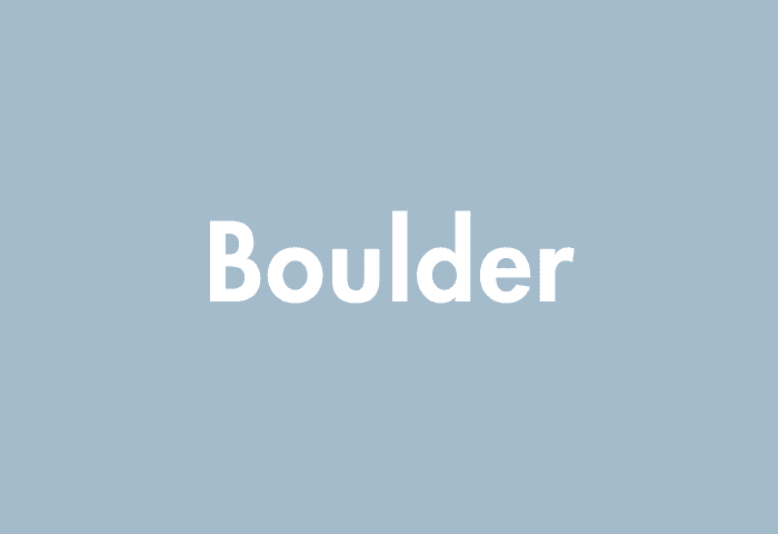 Boulder meaning