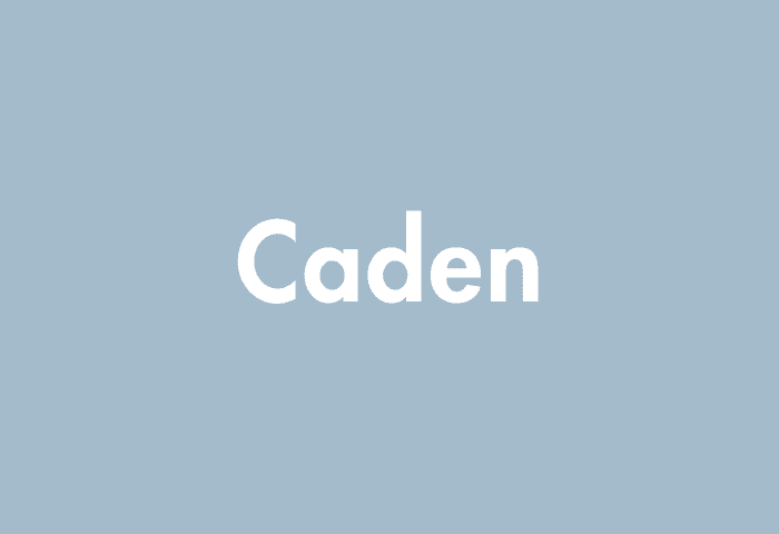 Caden meaning