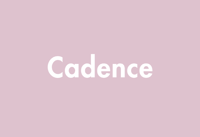 Cadence meaning