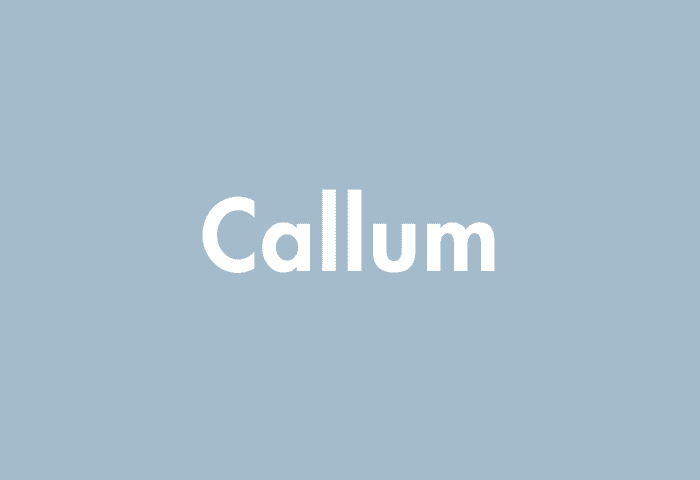 Callum meaning