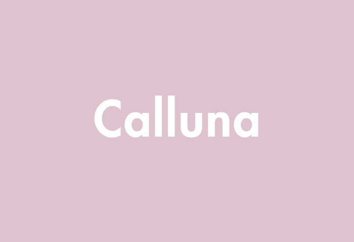 Calluna meaning