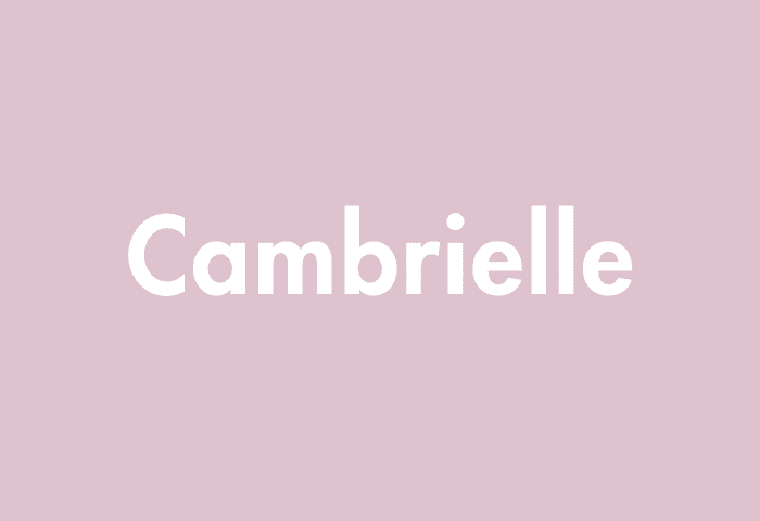 Cambrielle meaning