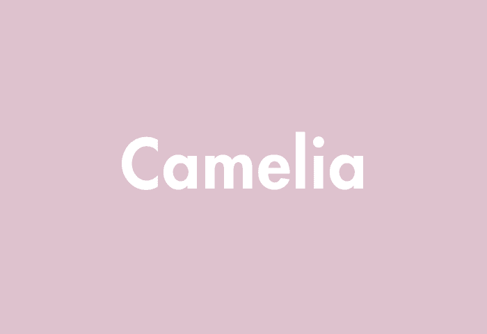 Camelia meaning