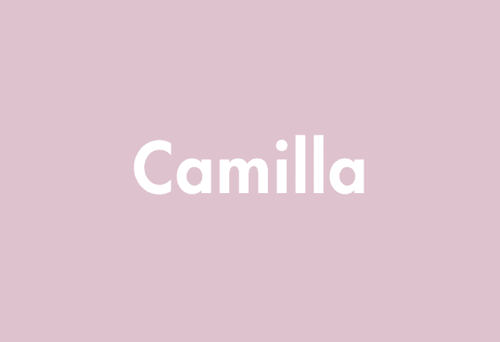 Camilla meaning